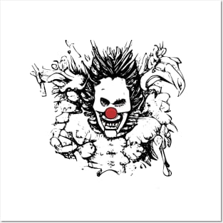 Coulrophobia Posters and Art